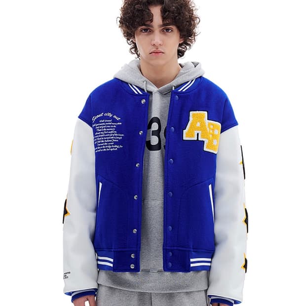 아카이브 볼드 바시티 자켓 L