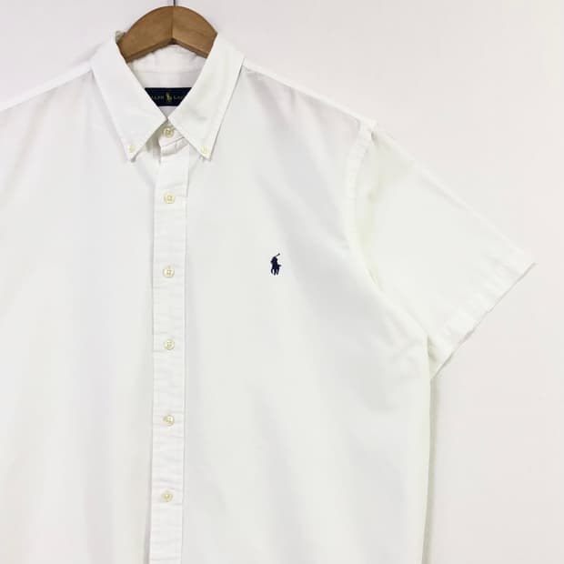 XL 폴로 화이트 셔츠