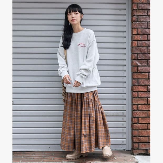 FREAK’S STORE - CHECK TIERED SKIRT