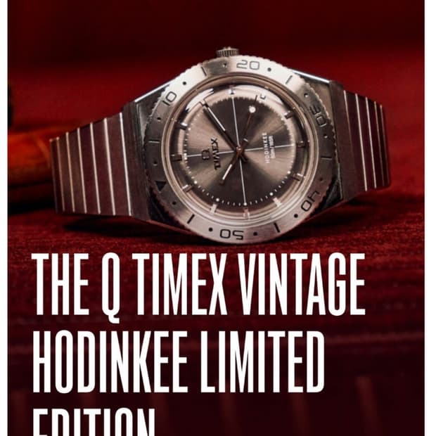 타이맥스 Q Hodinkee 빈티지 한정판 시계