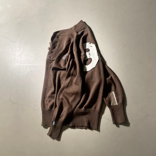 H•d 60’s US Army Neck Low Gauge Sweater