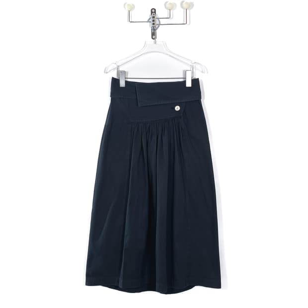 꼼데가르송 코튼 버튼 스커트