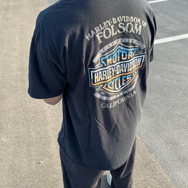 할리데이비슨 캘리포니아 포켓 티셔츠 