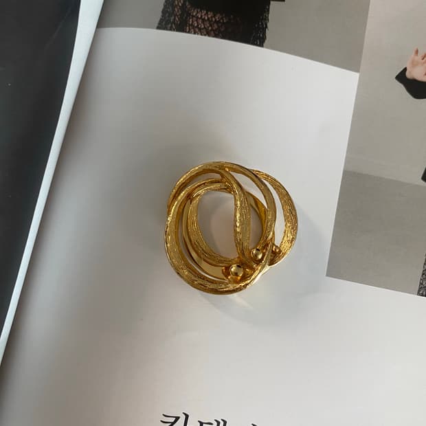 스카프링 골드 오브제 빈티지