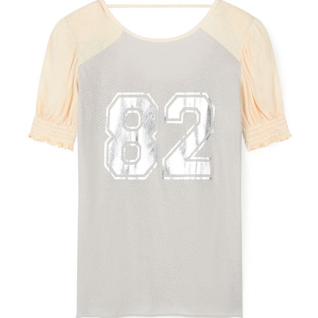샵페어리 pad shoulder raglan half top