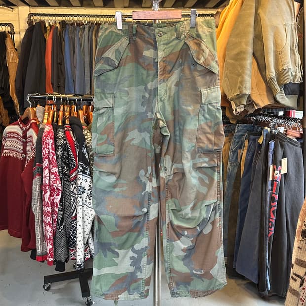 80s Us Army 미군 오리지널 M65 우드랜드 필드 팬츠