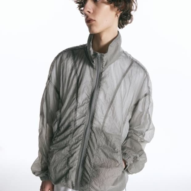 인사일런스 라이트웨이트 나일론 블루종