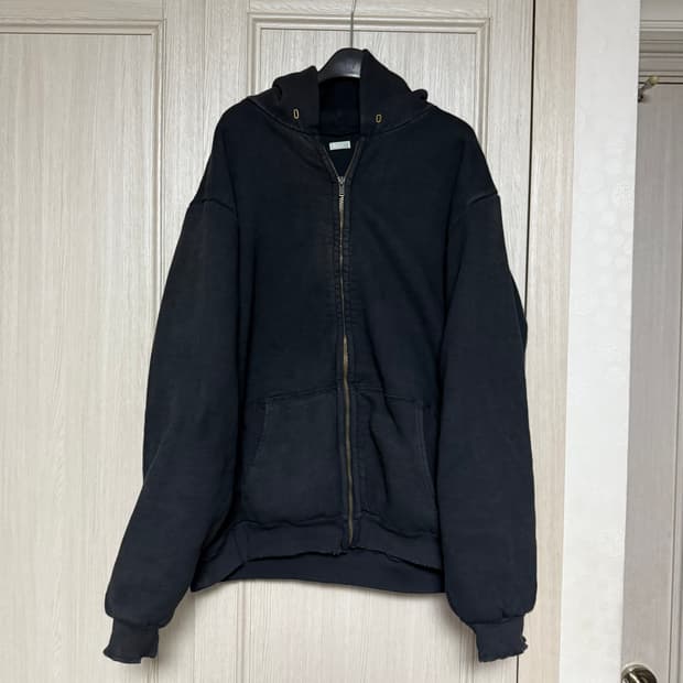 [3] 아프레쎄 25ss 빈티지 후드 집업 블랙