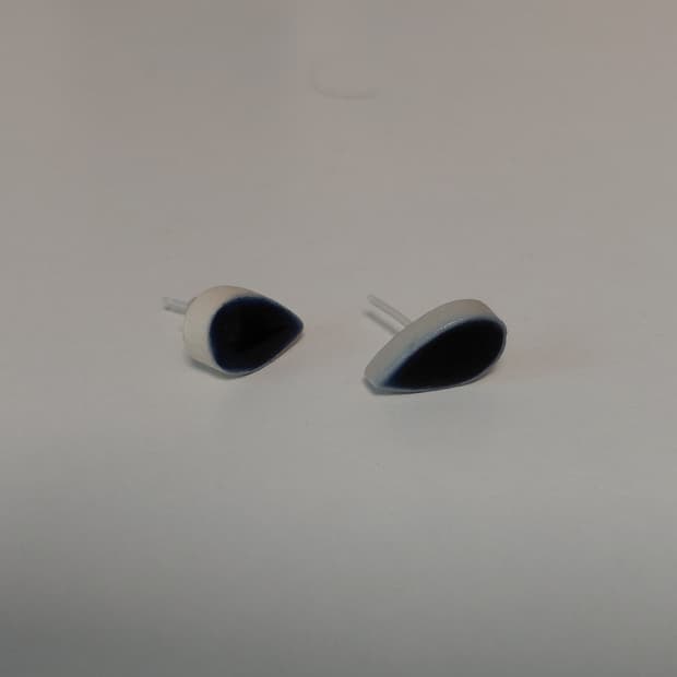 (미착용) 빈티지 세라믹 귀걸이