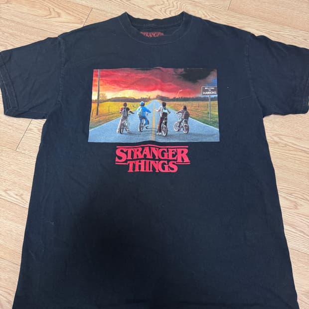 Stranger things 기묘한이야기 빈티지 티셔츠