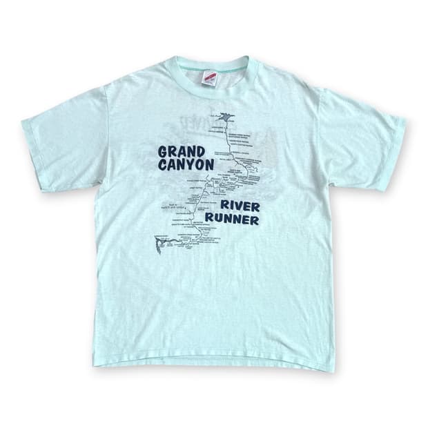 90s 저지스 그랜드 캐년 맵 티셔츠