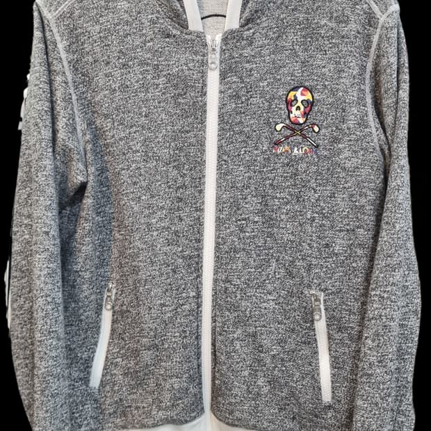 마크앤로나 해골 후드집업 XL