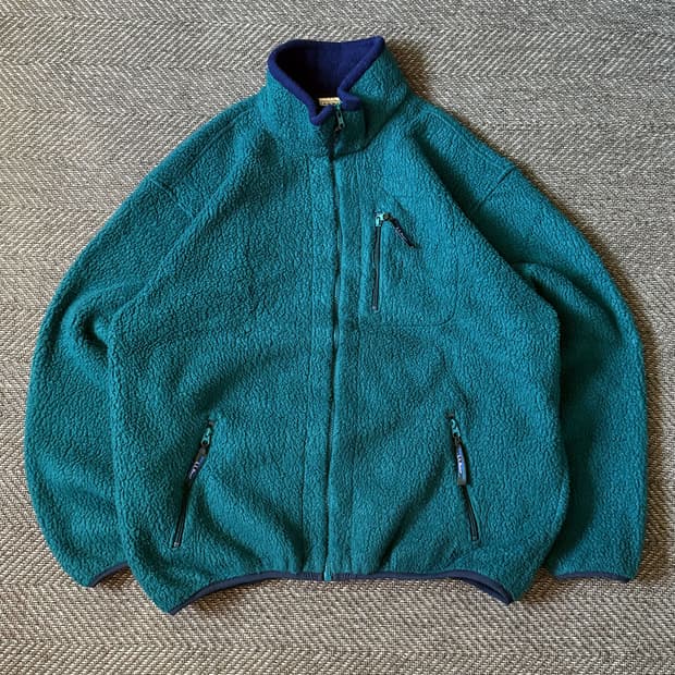 90s USA 엘엘빈 딥파일 플리스 집업 자켓 (105-110)