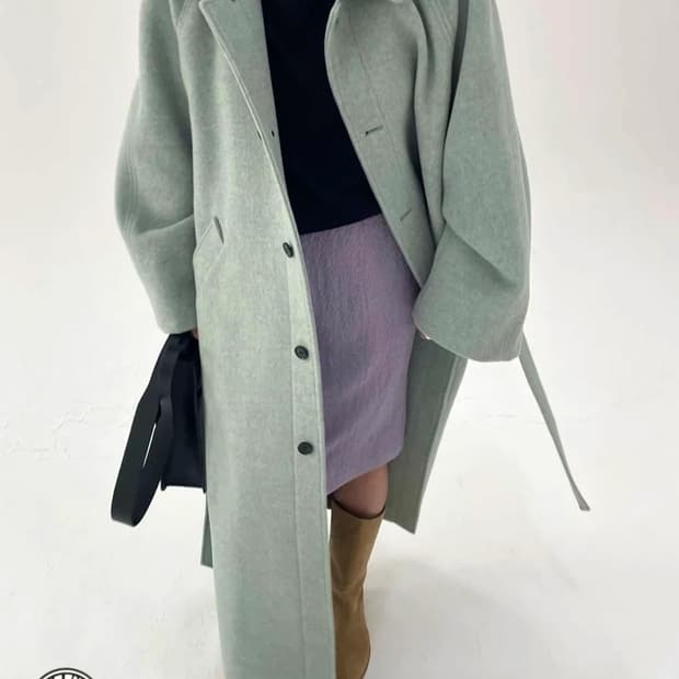 에토스 ETHOS 울 래글런 코트