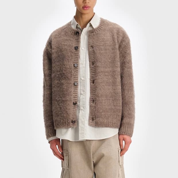 [95] 벨리에 브러쉬드 탐 가디건 24FW