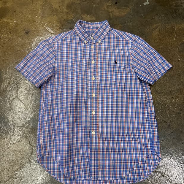 POLO 폴로 랄프로렌 체크셔츠 S