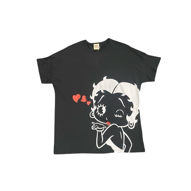 Betty boop 베티붑 프린팅 반팔 티셔츠