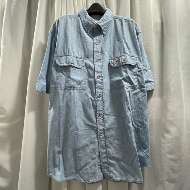 칼하트/ 샴브레이 워크 셔츠/ L