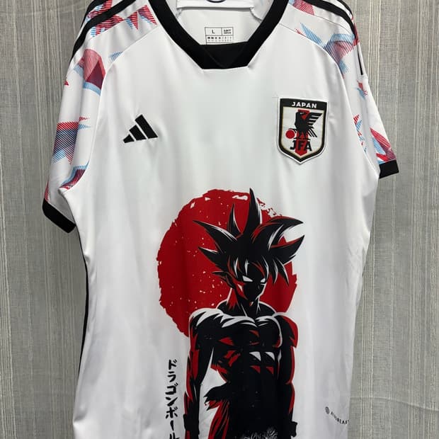 아디다스 일본 국대 드래곤볼 손오공 GOKU 유니폼 져지