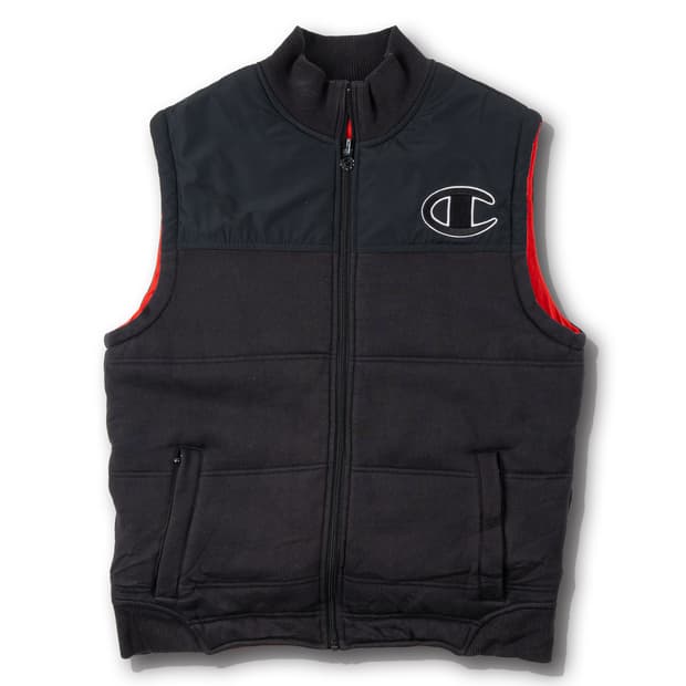 90's Champion Reversible Big Logo Vest