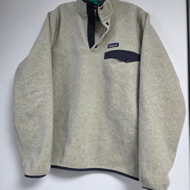 [S] 파타고니아 라이트웨이트 신칠라 오트밀헤더 스몰더블루