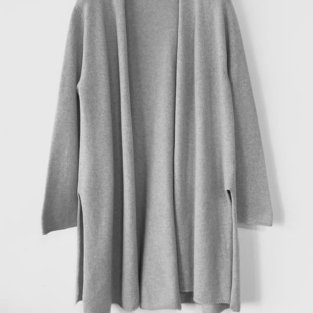 더캐시미어 캐시미어100 롱 가디건