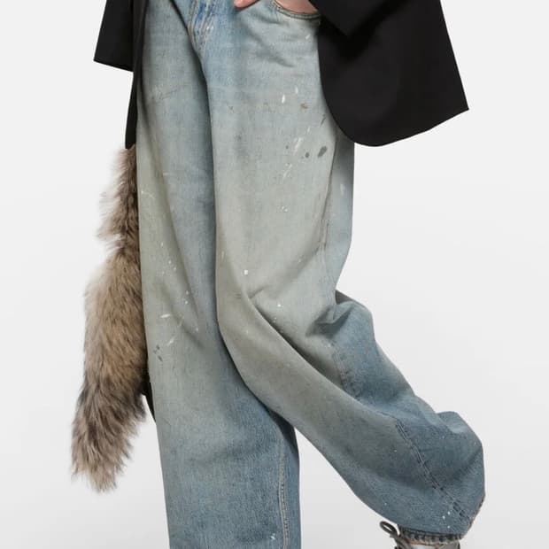 아크네 2023 슈퍼배기진 데님팬츠