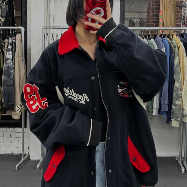 로카웨어 올드스쿨 바시티 자켓