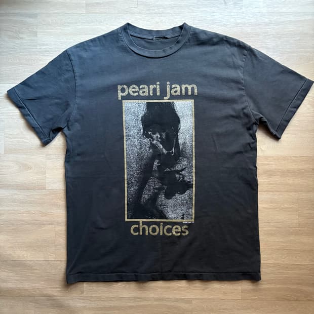 펄잼 Pearl Jam 리프린트 빈티지 밴드티 xxl