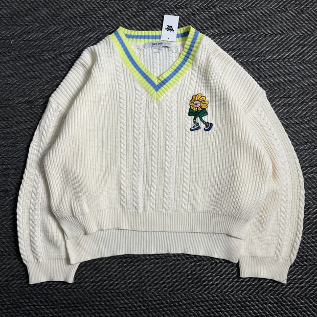 쥬시쥬디 케이블 아이보리 스웨터 니트o 4345