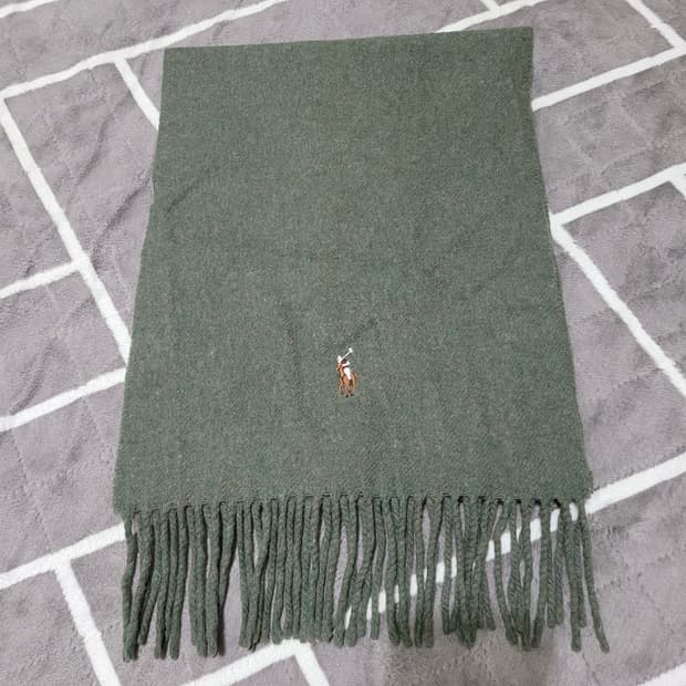 정품 랄프로렌 울 목도리