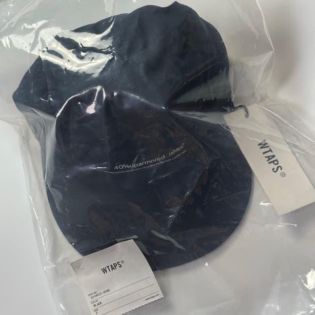 WTAPS T-5 더블탭스 나일론 캡 볼캡 모자 블랙