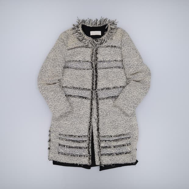 82-88 잇미샤 롱 트위드 자켓 0414H1