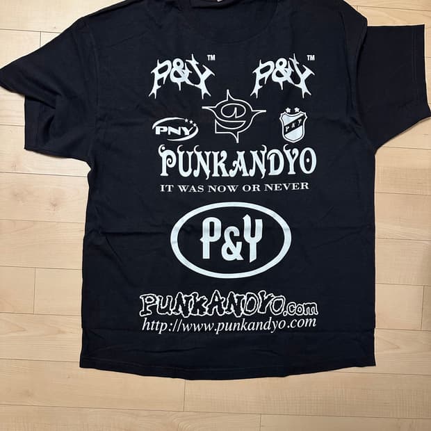 펑크앤요 punkandyo (Glow in the dark) 티셔츠 XL