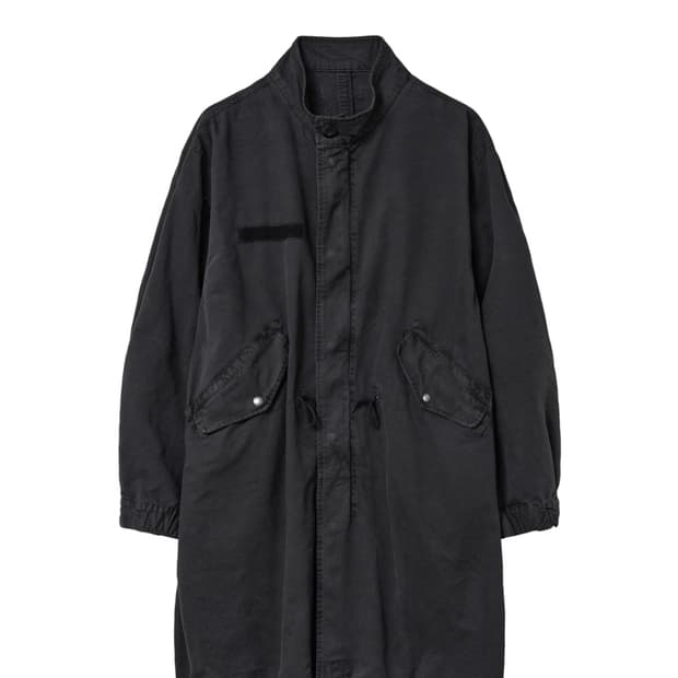 해칭룸 Mods Parka Over Dyed Blue Charcoal