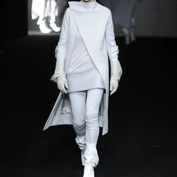 Rick Owens 2009 FW “CRUST” Draped Coat