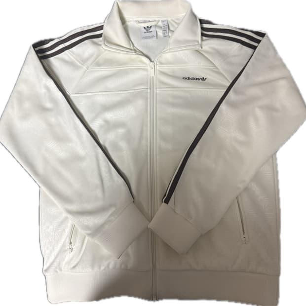 아디다스 져지 80s 프리미엄 엠보스드 3S 트랙탑 오프 화이트 