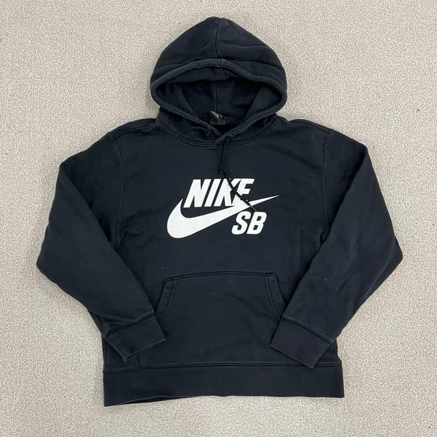 S 나이키 SB 블랙 긴팔 후드티 0128M