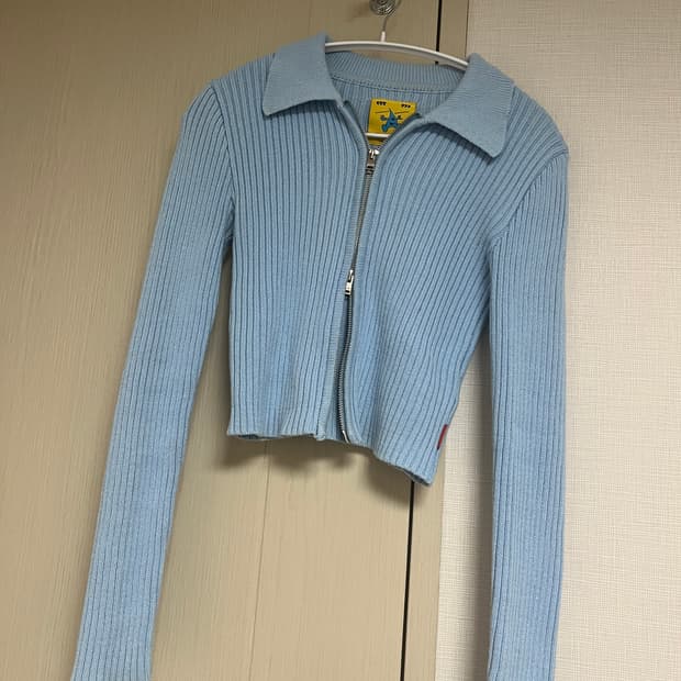 unif 유니프 brandy sweater 니트 집업 투웨이