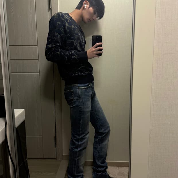 Dior homme 07SS hedi slimane blue jeans