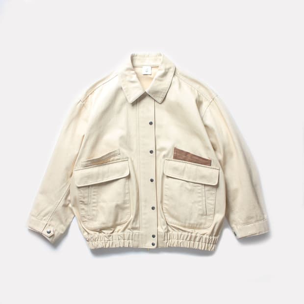 6(ROKU) 코튼 빅 블루종자켓_2724