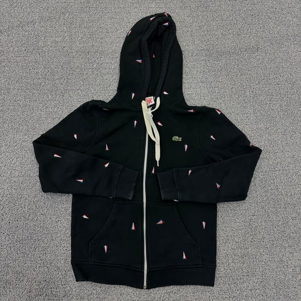 3 라코스테 패턴 기모후드집업 0130H1