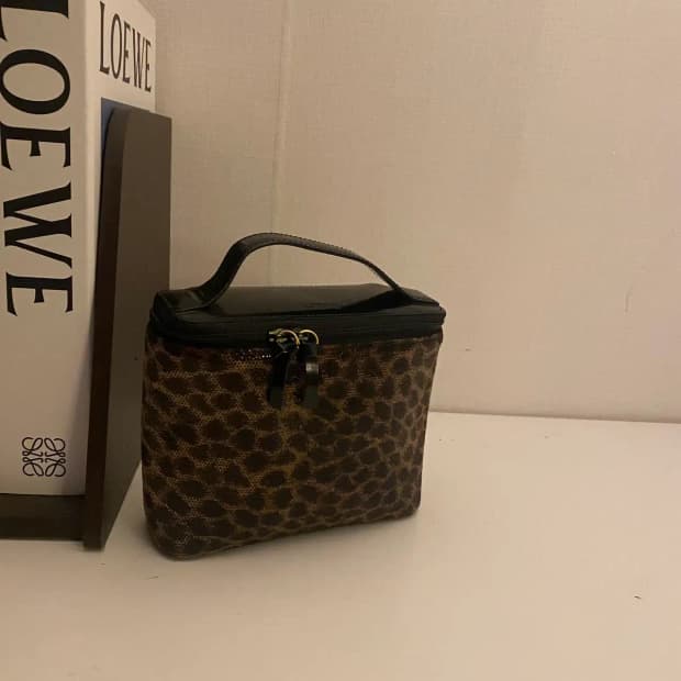 LOEWE / 빈티지 로에베 20th 센추리 퍼포레이티드 미니 베니티 백