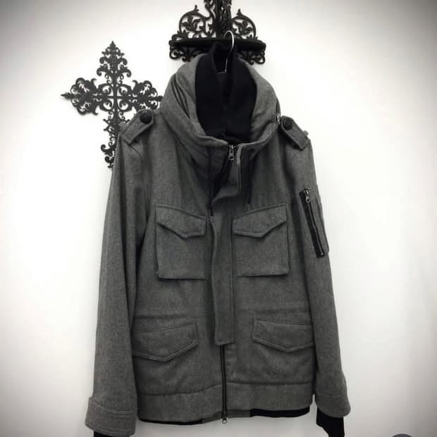 큐빈티지 ACR 프리뷰 투웨이 그레이 자켓