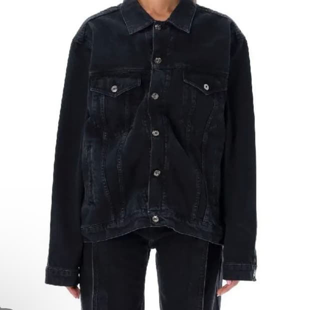 Y/PROJECT 와이프로젝트 와이어 데님자켓블랙 L