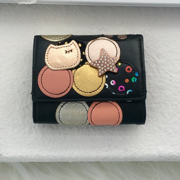 tsumori chisato patchwork wallet