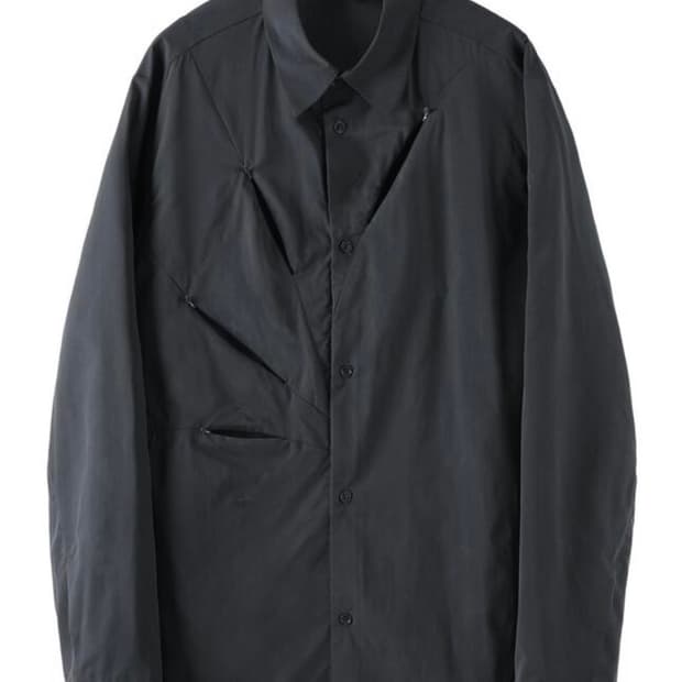 포스트아카이브팩션 5.1 센터 셔츠 차콜 L사이즈 판매합니다.