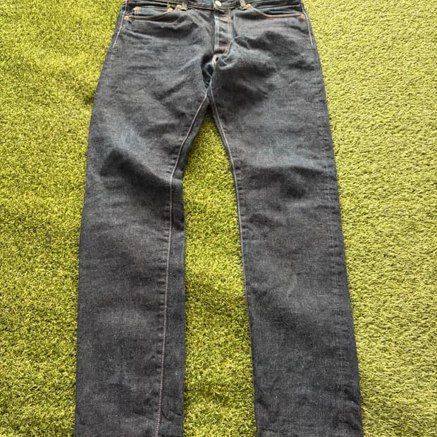 모모타로 데님진 청바지