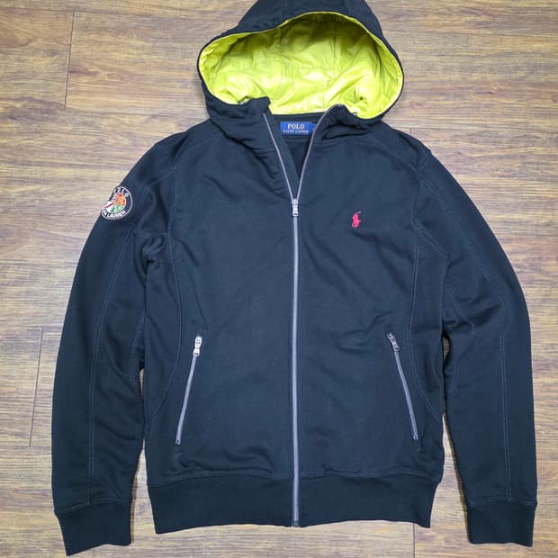 폴로 와펜 후드집업