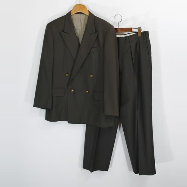 90s Burberrys 빈티지더블셋업